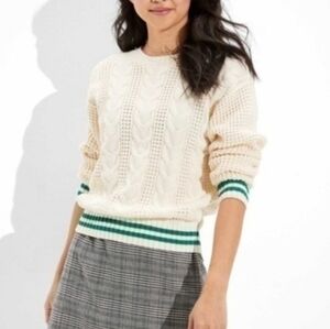 American Eagle Cable Knit Sweater
